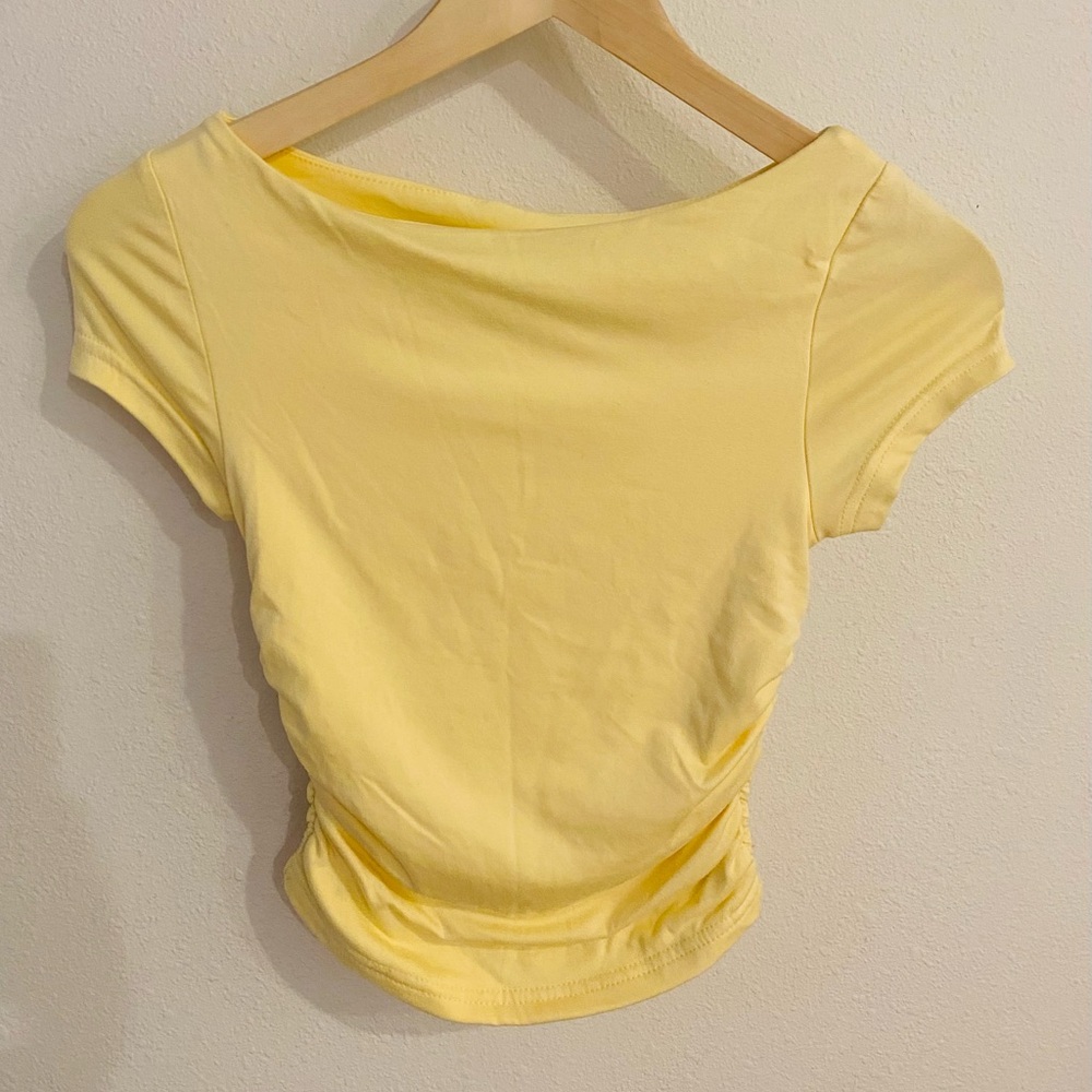 Harper Yellow Short Sleeve Tee
